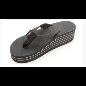 Rainbow Platform Sandals